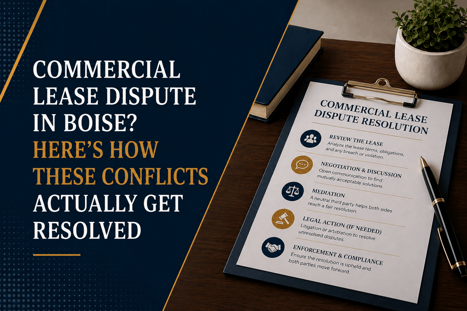 Commercial lease dispute resolution